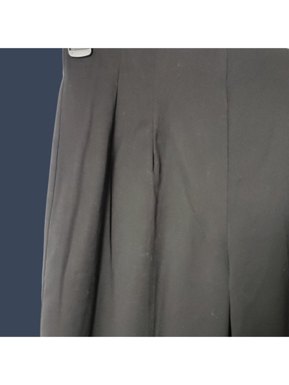 Briggs NY Womens Pleated Straight Dress Pants Black Size 8 - Picture 13 of 16